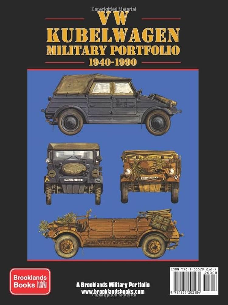 VW KUBELWAGEN MILITARY PORTFOLIO 1940-1990: Road Test Book